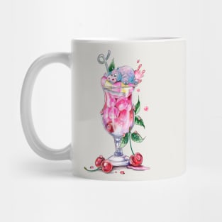 Cute Hippo and Fruit Cocktail Mug